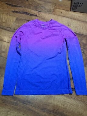 Figs Seamless Long Sleeve Top in Vibrant Purple